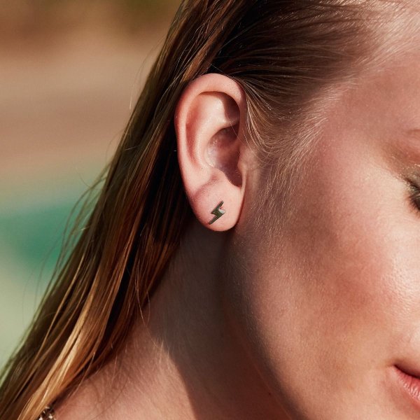 Edblad - Örhängen Lightning Studs Stål