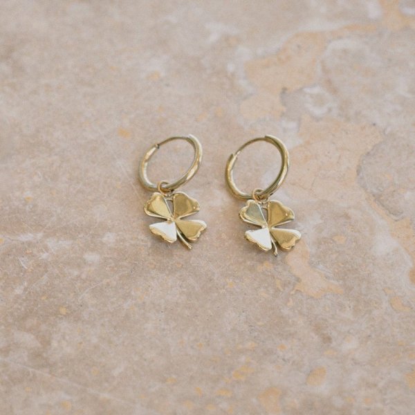 Edblad - Örhängen Lucky Hoops Guld