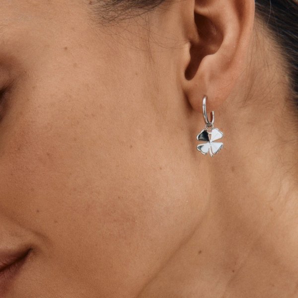 Edblad - Örhängen Lucky Hoops Stål