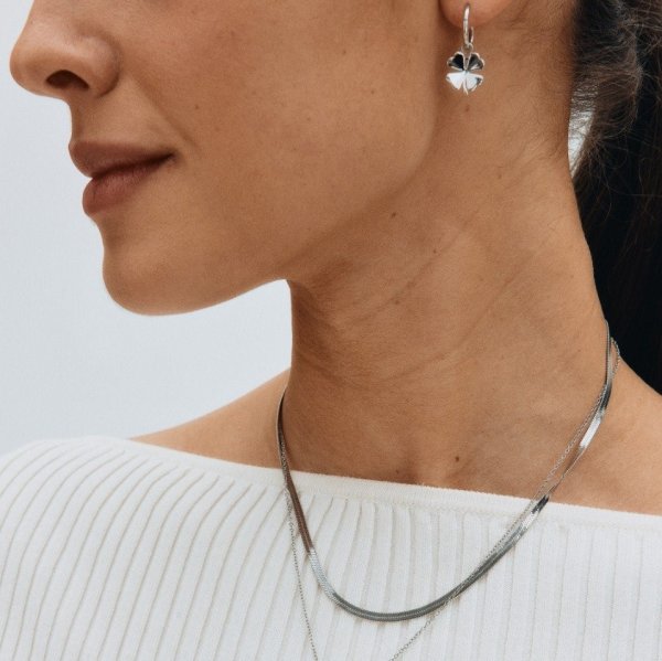 Edblad - Örhängen Lucky Hoops Stål