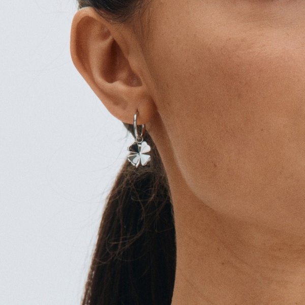 Edblad - Örhängen Lucky Hoops Stål