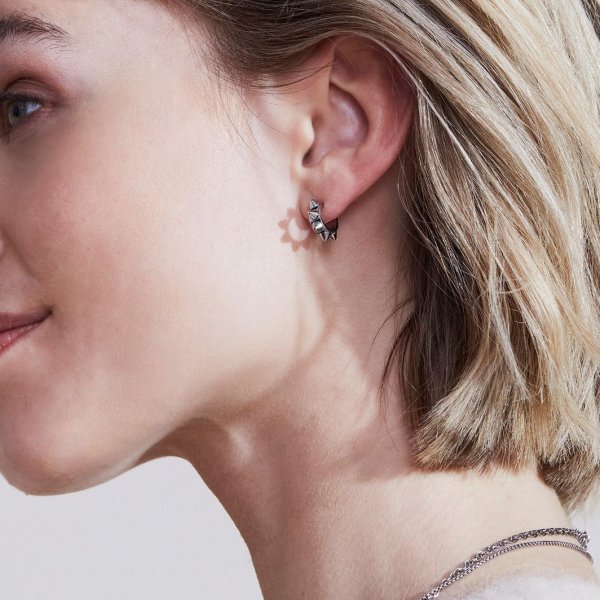 Edblad - Örhängen Peak Creol Mini Stål