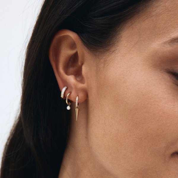 Edblad - Örhängen Peak One Hoops Sirius Guld