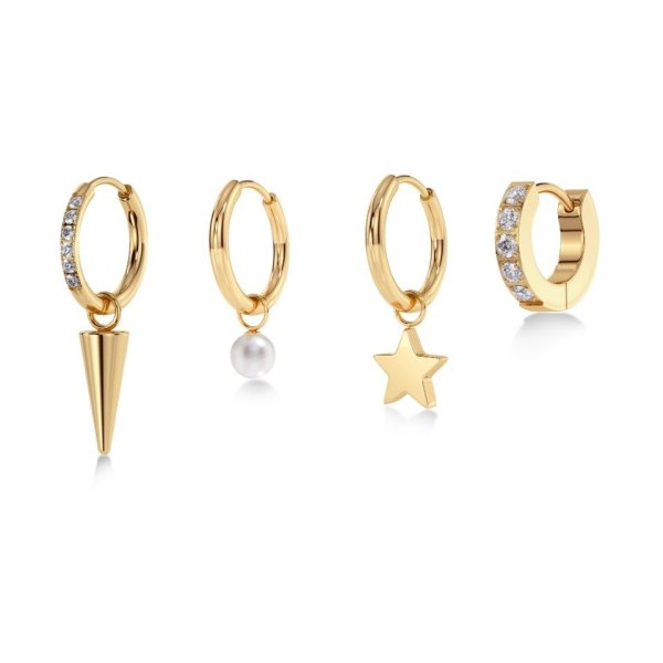 Edblad - Örhängen Peak One Hoops Sirius Guld