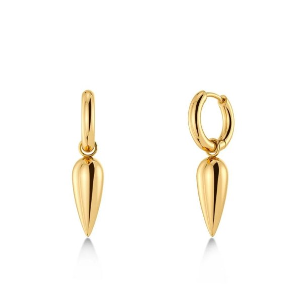 Edblad - Örhängen Peak Spike Hoops Guld