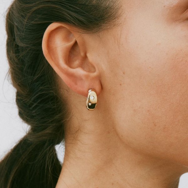 Edblad - Örhängen Selena Hoops Guld