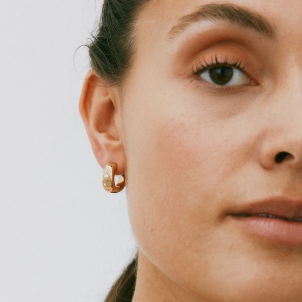 Edblad - Örhängen Selena Hoops Guld