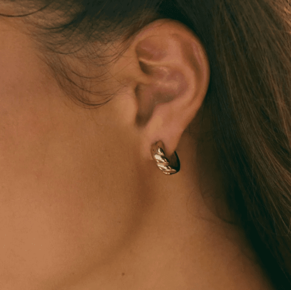 Edblad - Örhängen Twist Hoops Guld