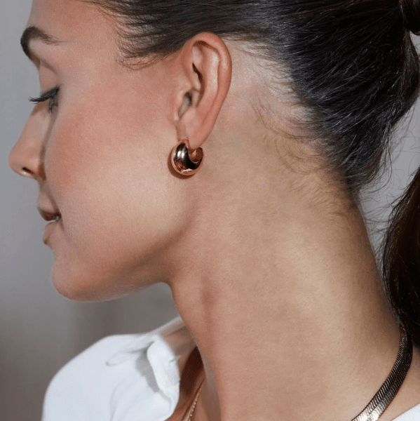 Edblad - Örhängen Bold Creol Small Guld