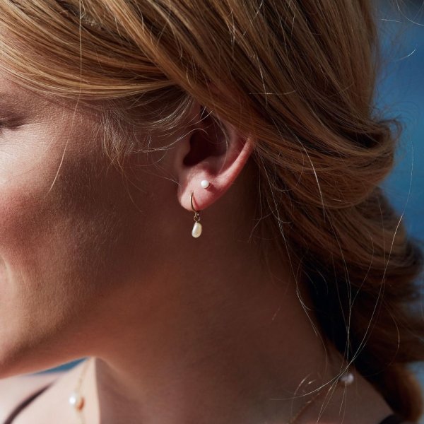 Edblad - Örhängen Perla Creol Stål