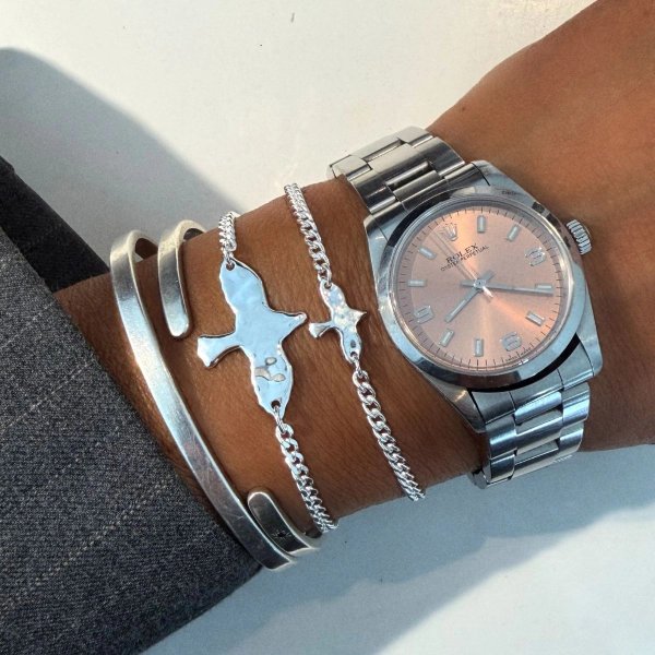 Emma Israelsson - Armband Mini Organic Dove Silver