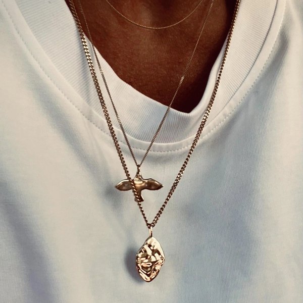 Emma Israelsson - Halsband Dove Organic Liten Golden