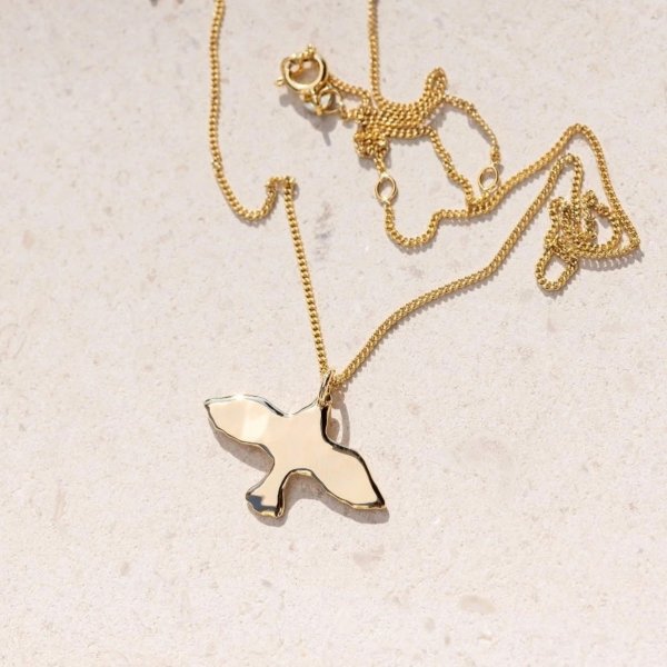 Emma Israelsson - Halsband Dove Organic Liten Golden