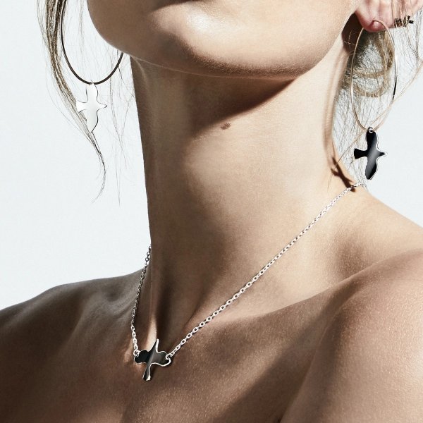 Emma Israelsson - Halsband Dove Stor Silver