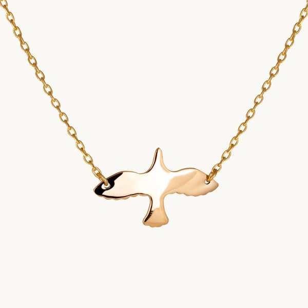 Emma Israelsson - Halsband Dove Stor Golden