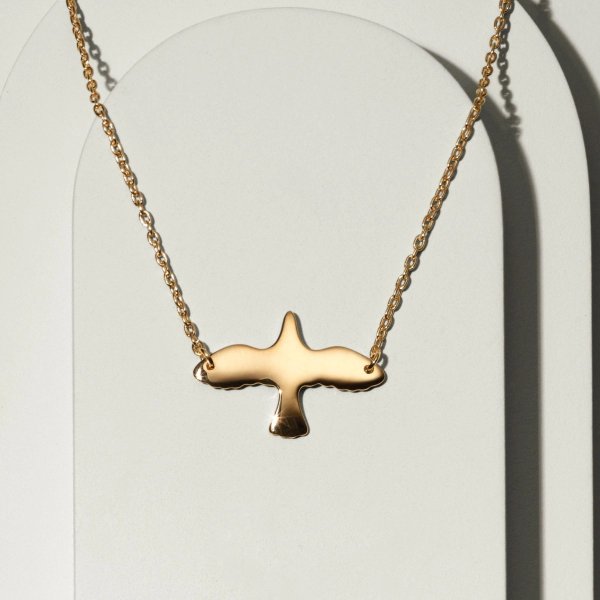 Emma Israelsson - Halsband Dove Stor Golden