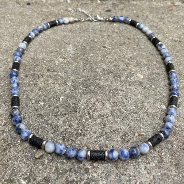 Eron - Halsband Micke Blå