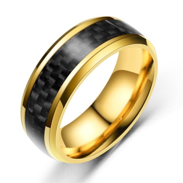 Eron - Ring Carbon Guld