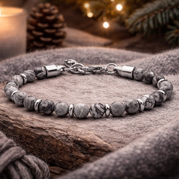 Eron - Armband Anders 0,6 Grå Network