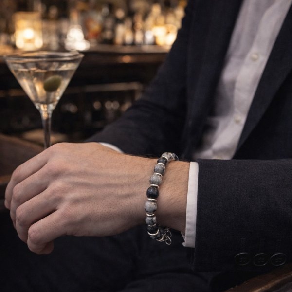 Eron - Armband Anders 0,8 Grå Network