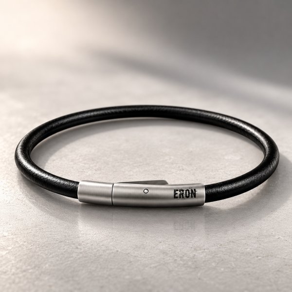Eron - Armband Läder Smooth
