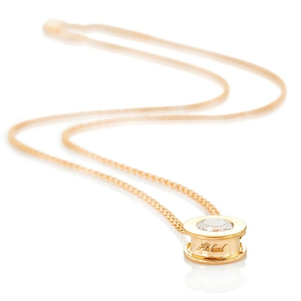 Carolina Gynning - Halsband Älskad Guld Medium