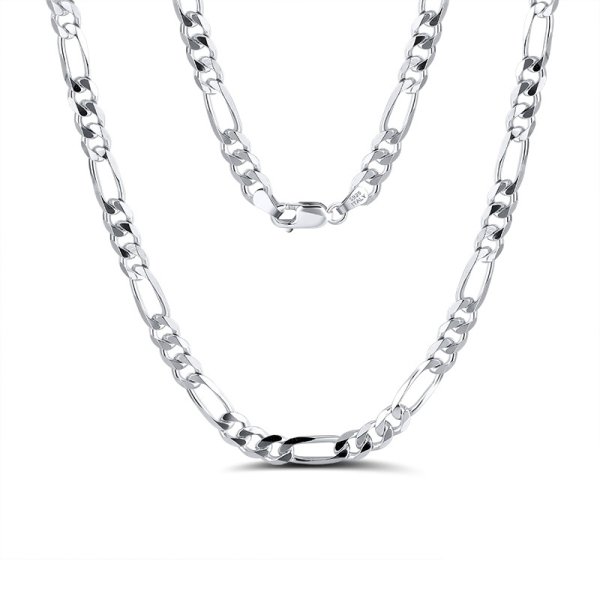 Highnose 925 - Halsband Figaro 0,5 Silver