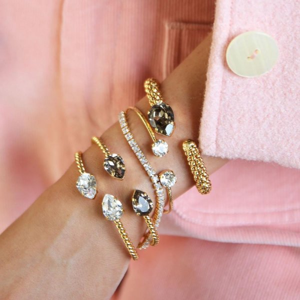 Caroline Svedbom - Armband Classic Rope Guld Greige