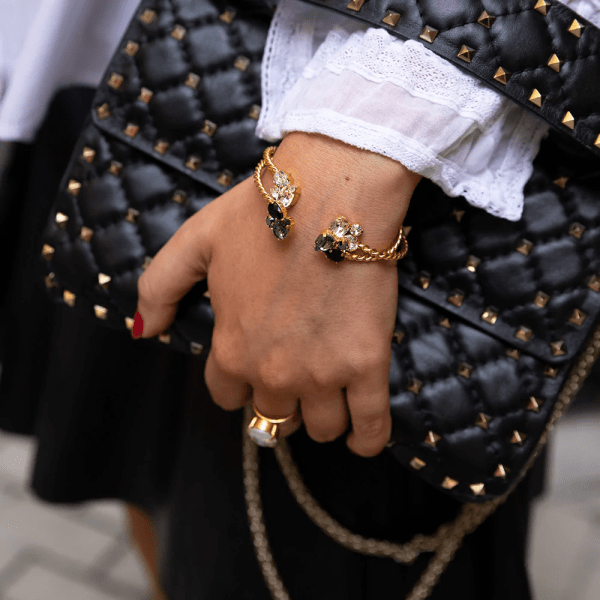Caroline Svedbom - Armband Alisia Guld Svart