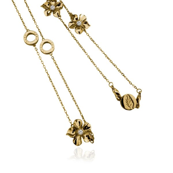 Ioaku - Halsband La Fleur Iconic Guld