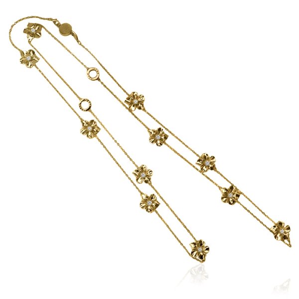 Ioaku - Halsband La Fleur Iconic Guld