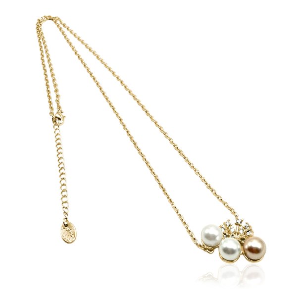 Ioaku - Halsband Snowdrop Pearl Guld