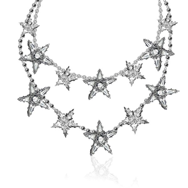 Ioaku - Halsband Starlumen Silver