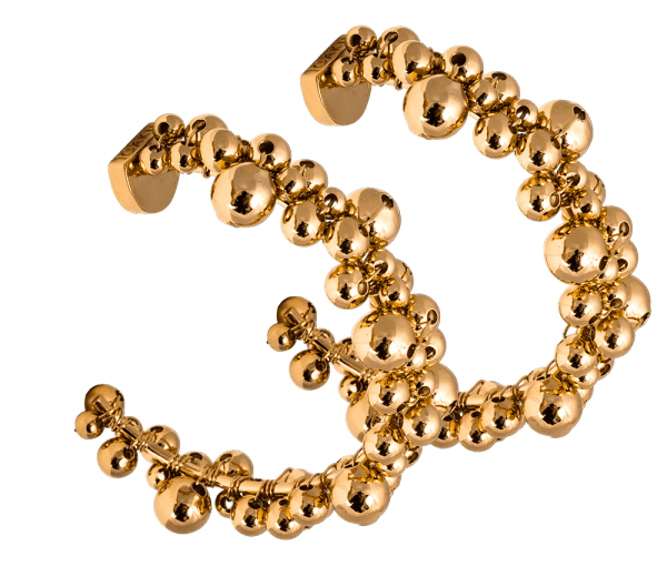 Ioaku - Örhängen Berry Loop Mini Guld