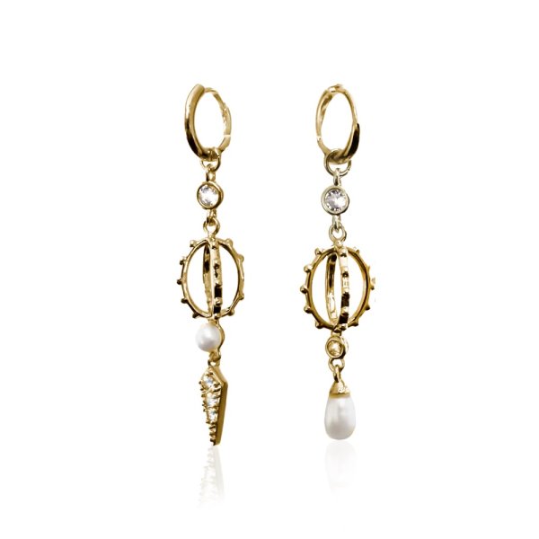 Ioaku - Örhängen Chic Pearl Guld