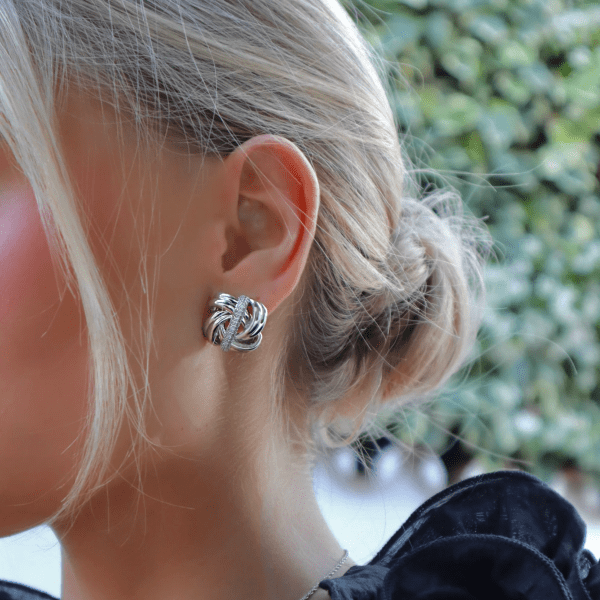 Ioaku - Örhängen Entwine Silver