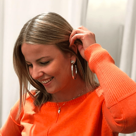 Ioaku - Örhängen Eternity Plain Loops Silver