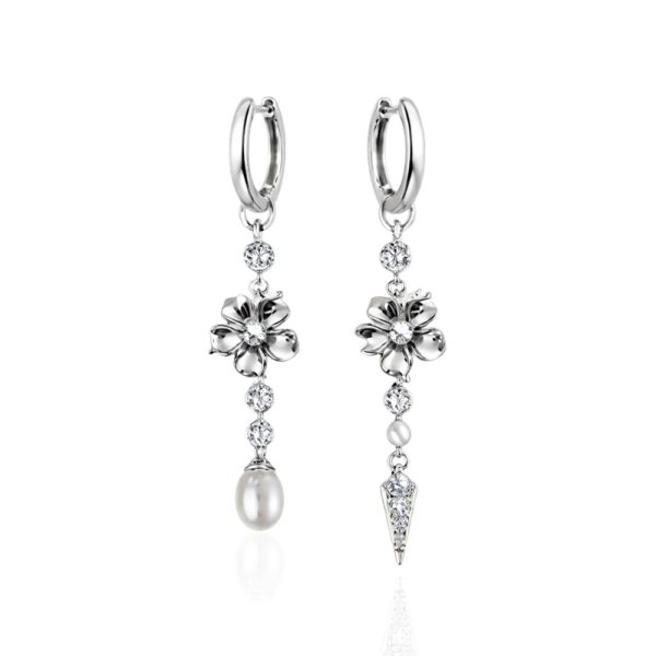 Ioaku - Örhängen La Fleur Chic Hoop Stål