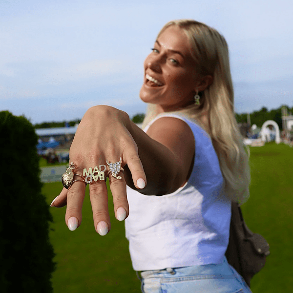 Ioaku - Ring Anatomiskt Hjärta Guld