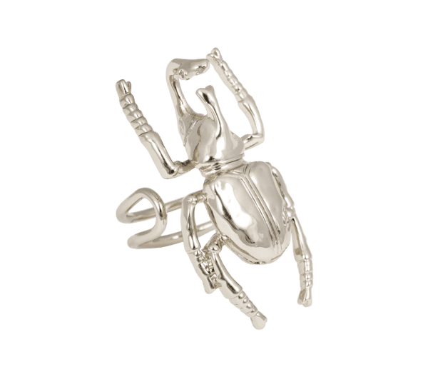Ioaku - Ring Beetle Silver