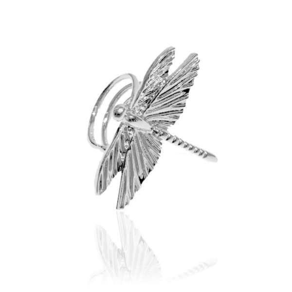 Ioaku - Ring Dragonfly Silver