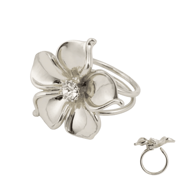 Ioaku - Ring La Fleur Big Silver