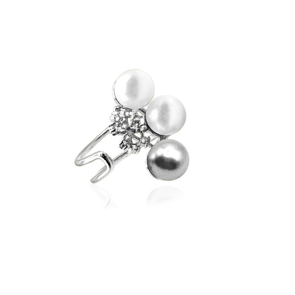 Ioaku - Ring Snowdrop Pearl Silver