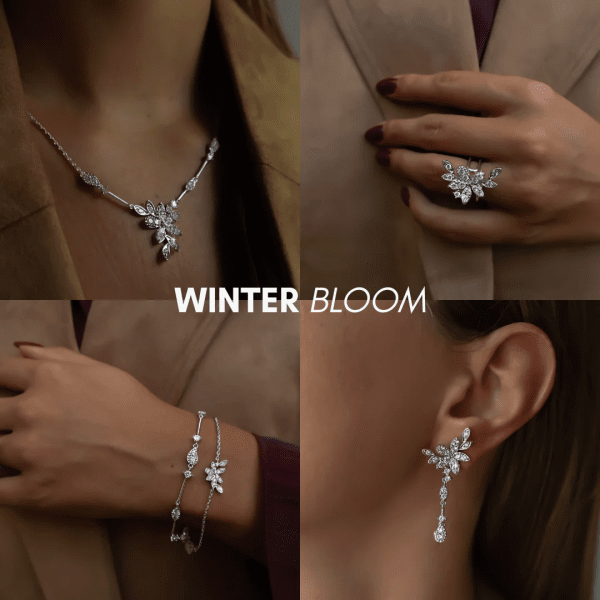 Ioaku Adventskalender 2025 - Nordic Winter Bloom Silver
