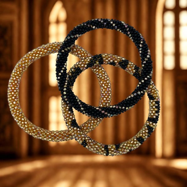 Joli Trois - Armband 3-pack Golden Mirage