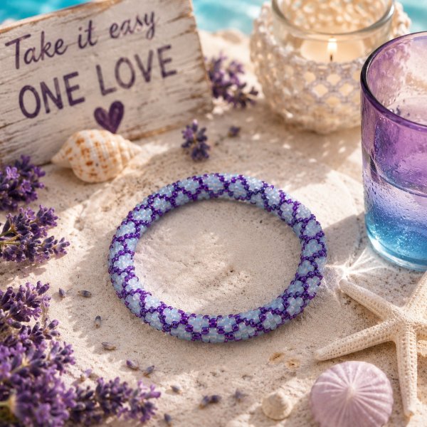 Joli Trois - Armband Lavender Breeze