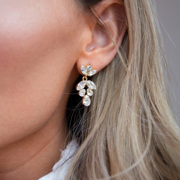 Caroline Svedbom - Örhängen Kiss Me Rhodium