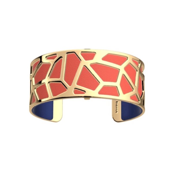 Les Georgettes - Band Till Armband Coral / Navy