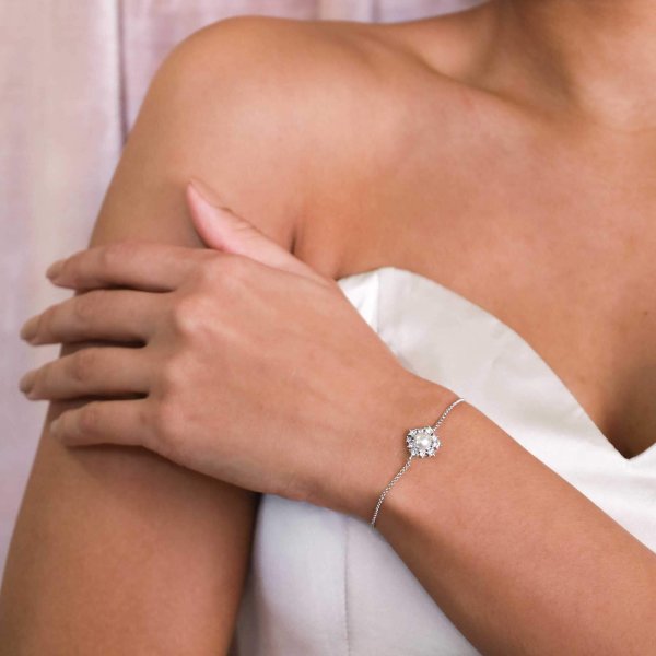 Lily and Rose - Armband Emily Silver Ivory