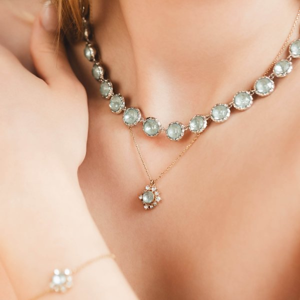 Lily and Rose - Halsband Emily Guld Agave